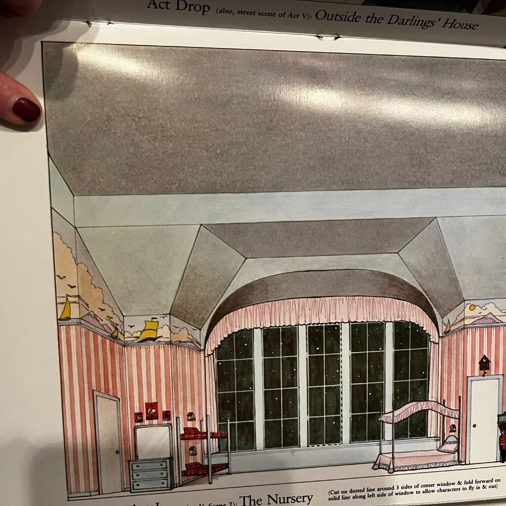 Peter Pan Toy Theatre to Cut and Assemble by Tom Tierney (1983)‎